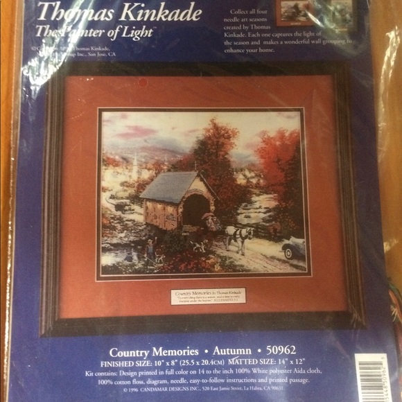 Thomas Kinkade Cross Stitch Kit - Picture 1 of 1